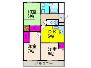 シャインヒル郡家の物件間取画像